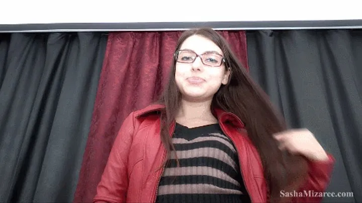 Classy sexy nerdy girl - glasses joi