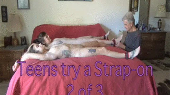 19 year olds Try a Strap On - 2 of 3