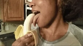 Licked & Chewed up Banana