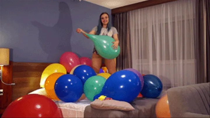 Great attraction of balloons