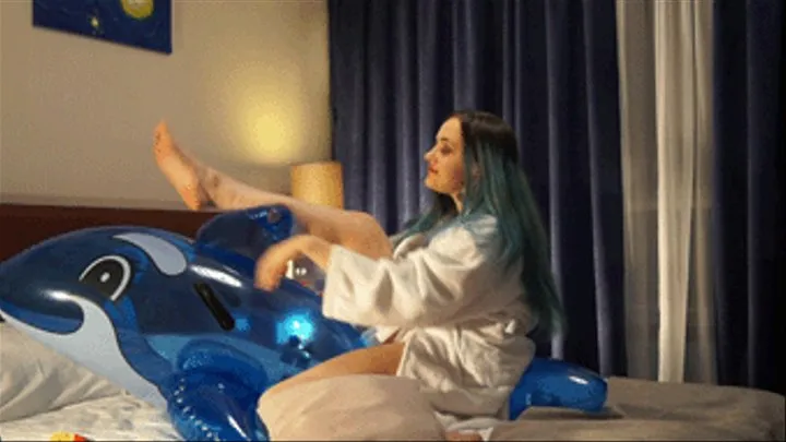 Balloons and inflatable Dolphin