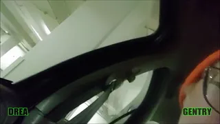 Parking Garage Titty Flashing in Car