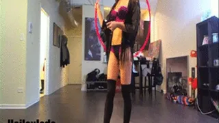 Lingerie Hula Hooping