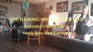 THE HAIRBRUSHING OF HER LIFE Lorraines sorry list 4 HD 1080pm