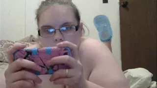 sex texting my husband as i lay in bed naked wearing my sexy glasses and my sexy blue slippers