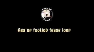 Ass up footjob tease loop