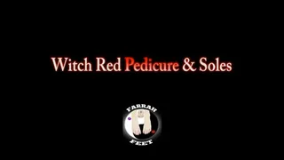 Witch Red Pedicure & Soles