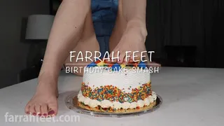 Farrah Feet Birthday Cake Smash