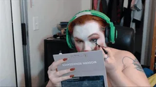 Becoming a Sexy Clown Makeup Application