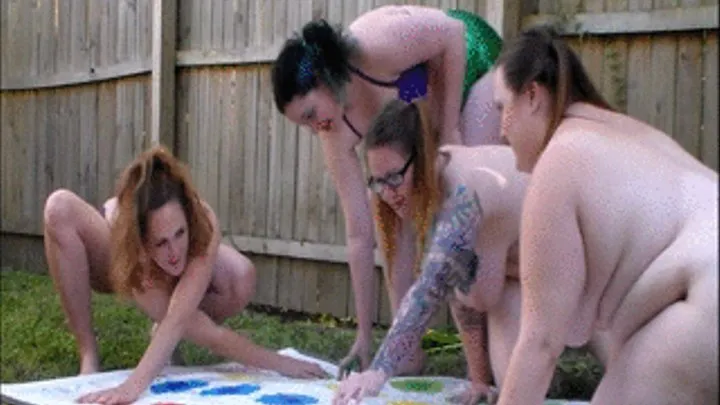 Topless Bodypaint Twister