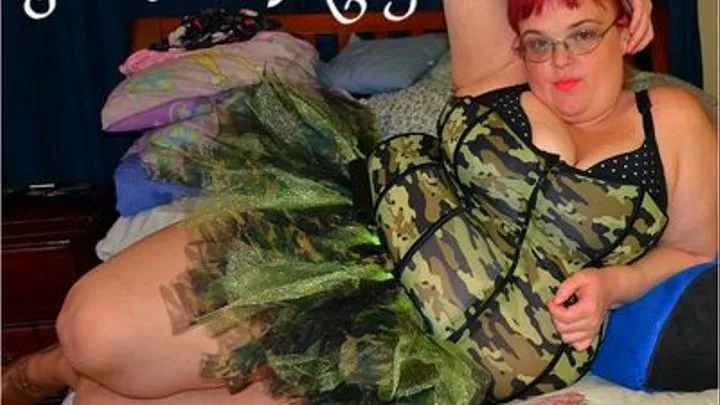 Camo corset and tutu call me maybe ass worship military edition