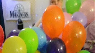 Princess birthday balloons topless