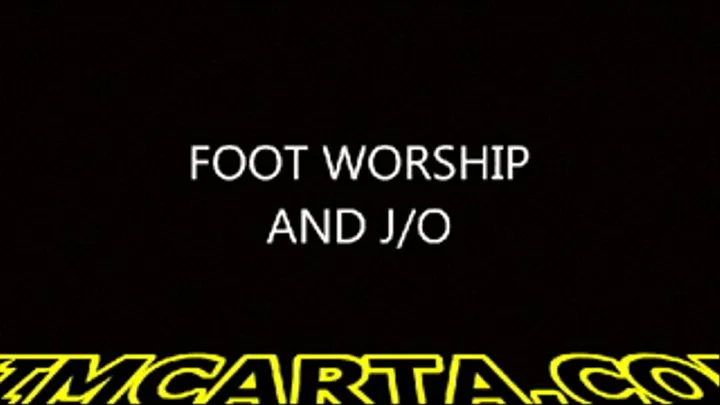 KIM CARTA...FOOT WORSHIP & J/O