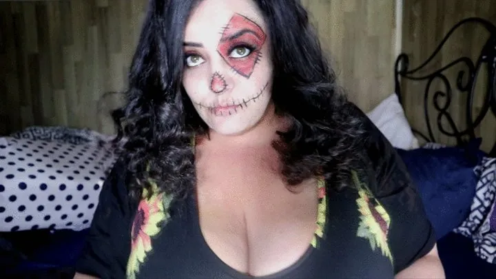 Halloween Hot and Huge Tits Growth