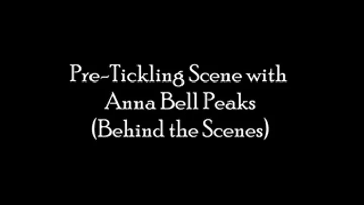 28. Behind the Scenes - Pre-tickling scene