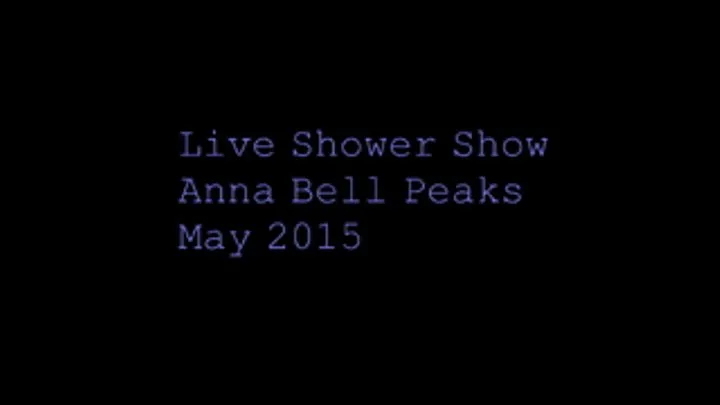 Live Shower Show