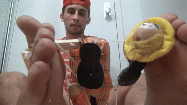 Rico Stomps, Spits, Butt Crushes a Tiny Puppet