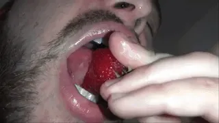 Hunter Eats Strawberries & Best Friend