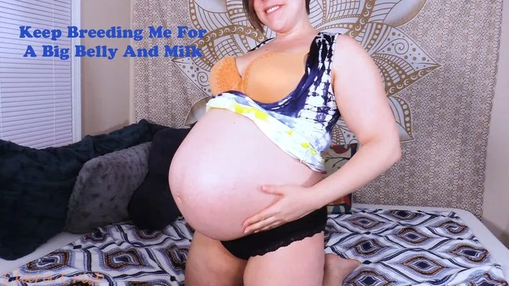 Pregnant Masturbation, Lactation and Breeding Dirty Talk