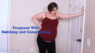 Pregnant Wife Belching and Complaining From Overeating