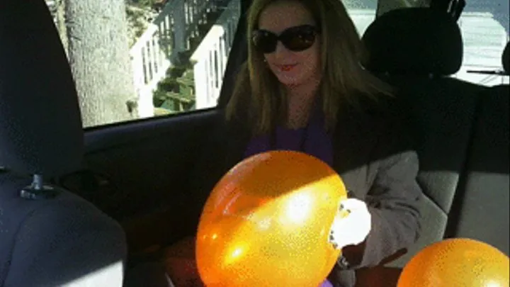 Zoe's Backseat Balloon Pop