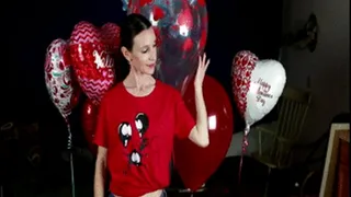 Valentine's Helium Balloon and Mylar Balloons