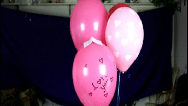 Natasha's Mean Valentine's Helium Balloons