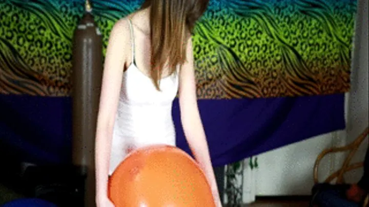 Natasha Sit Popping Big Balloons