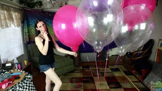 Balloons, Lollipop, and Ceiling Pops with Helium Balloons
