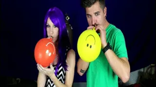 Ravyn and Bruce Smiley Balloon B2P