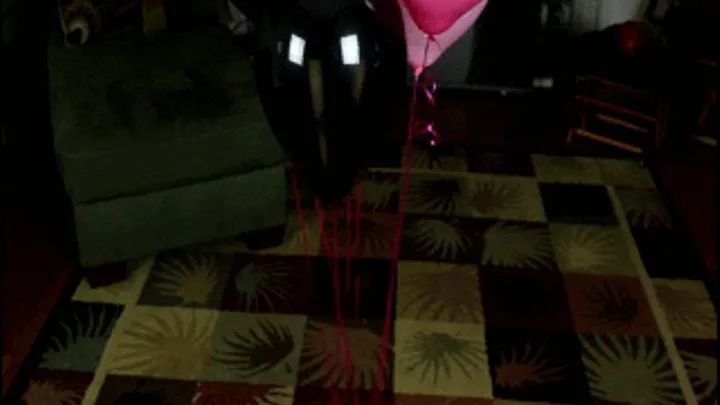 Pink Helium Balloons and Mylar Balloon Humiliation