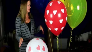 Zoe's Helium Balloon Ceiling Tease