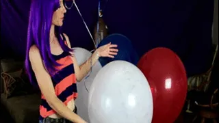 Helium Balloons and July 4th Party