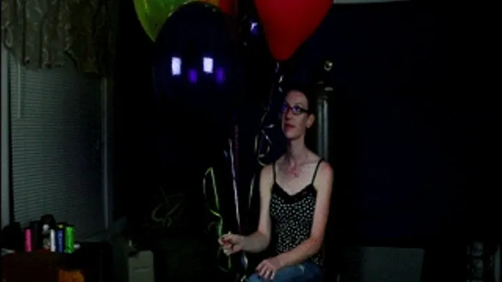 Helium Balloons and Glasses