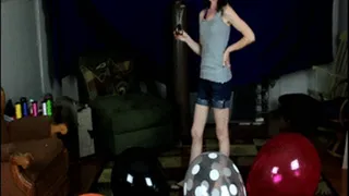 Scissor Slow Deflate Balloons