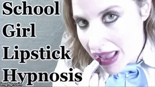 School girl's lipstick brainwashing - student mind controls teacher with her kisses ( financial domination goddess worship)