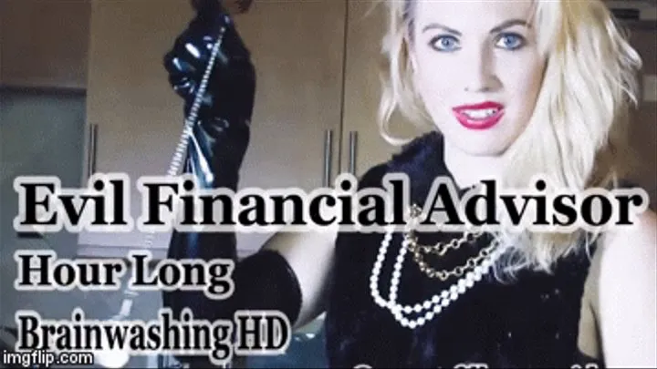 Evil Financial Advisor brainwashes you into her mindless money slave (mesmerize, findomme, financial domination, pocket watch, lipstick kisses)