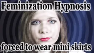 Feminization Brainwashing: Love to wear miniskirt