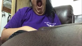 Yawning at my friends house 4.1.18