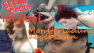 Sugar Step-Daddy blown off in the Pool Monster Charge