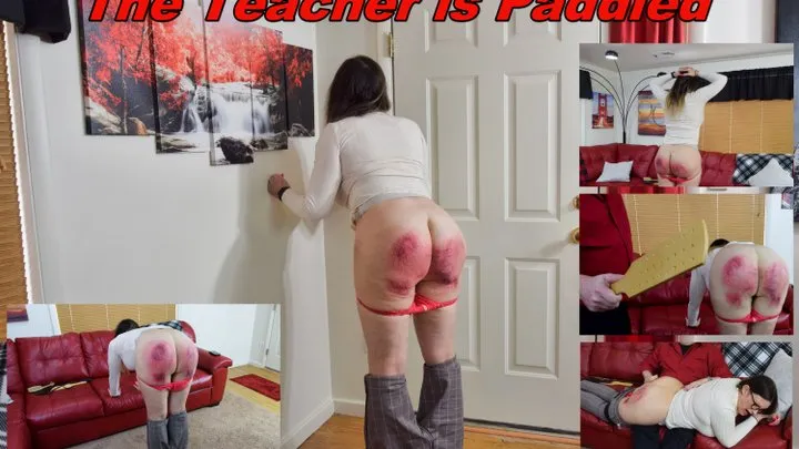 The Teacher is Paddled