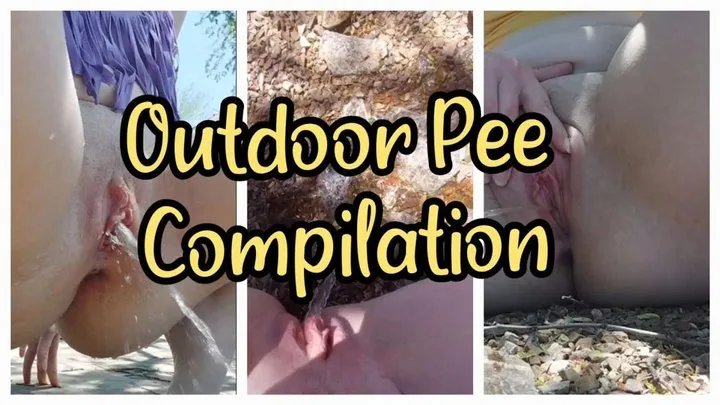 Outdoor Pee Compilation