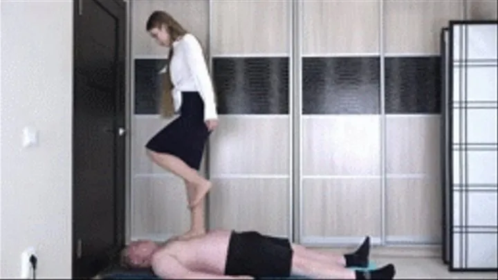 Karen - office girl likes trampling