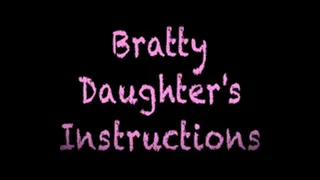 Bratty Step-Daughter Dominates Step-Daddy