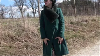 Wanilianna's public masturbation in rope bondage - .