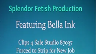 Bella Ink to Strip Naked for Job