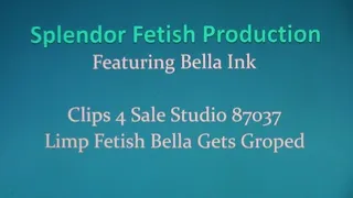 Bella Ink Groped in Bed Fetish