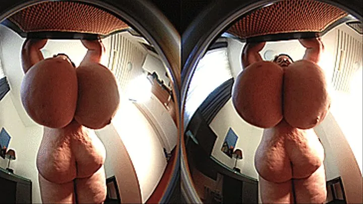 VR180 3D - Lexxxi's Giant Boobs from Below (Clip No 1817 - )