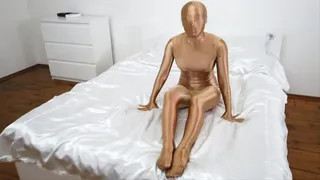 Golden Zentai Girl