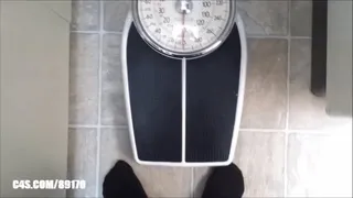 Fatty Weighing Herself